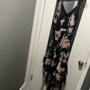 Brand new with tags woman’s black floral dress
